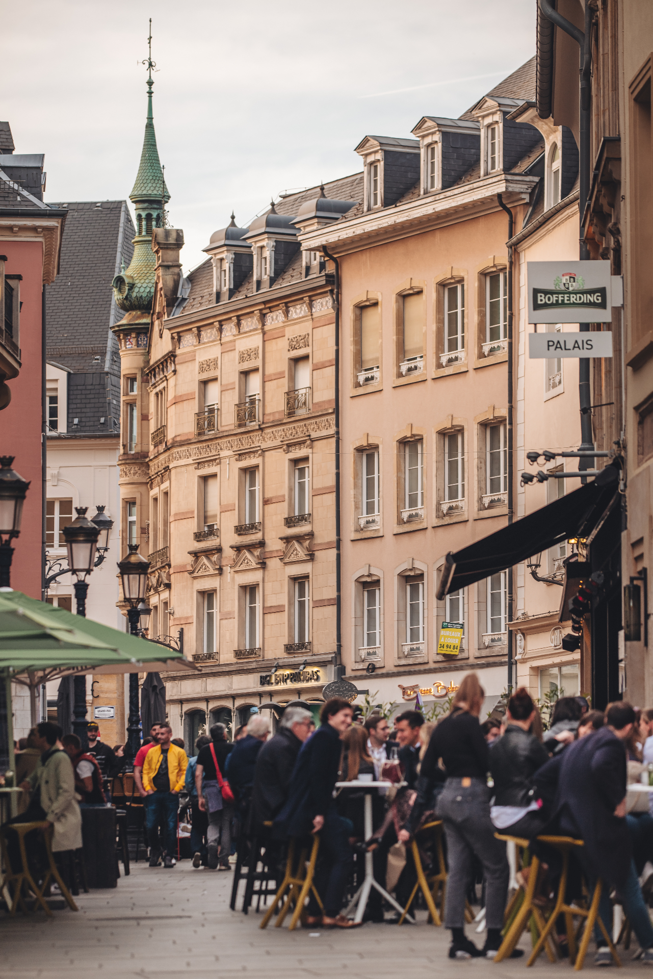 Terrasses de la Grand-Rue à Luxembourg-Ville
